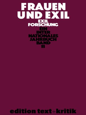 cover image of Frauen und Exil